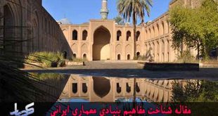 مقاله شناخت مفاهیم بنیادی معماری ایرانی